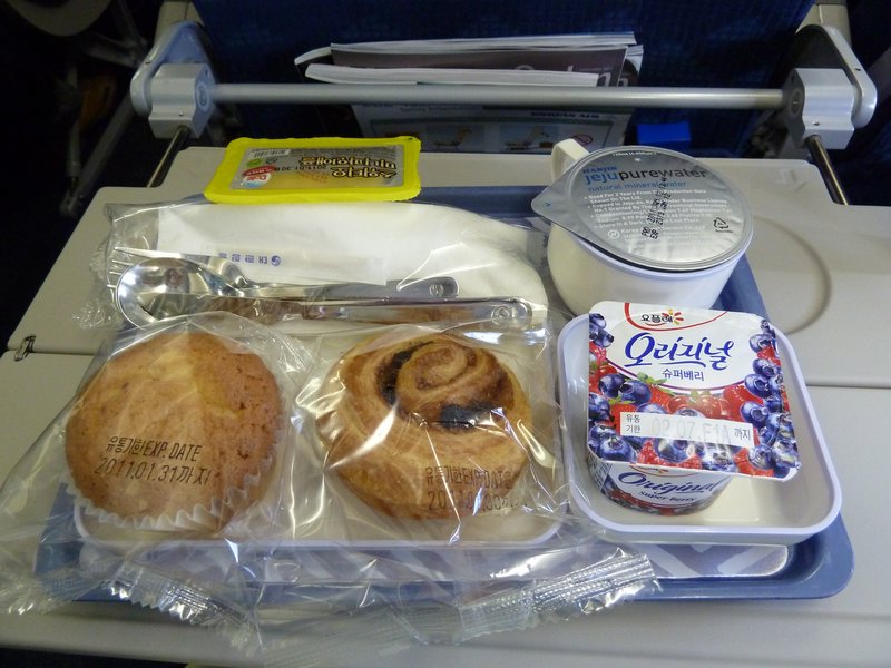 Korean Air Breakfast Meal (2)
