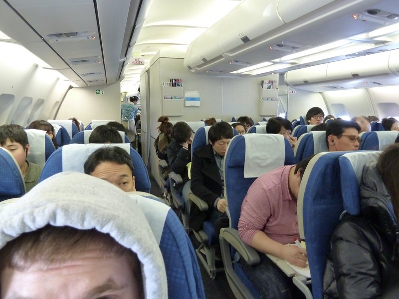 Korean Air Flight Back to Japan (10)