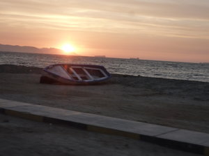 Sonnenuntergang vor Paracas
