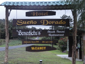 Hotel Sueno Dorado in La Fortuna...our home for two nights