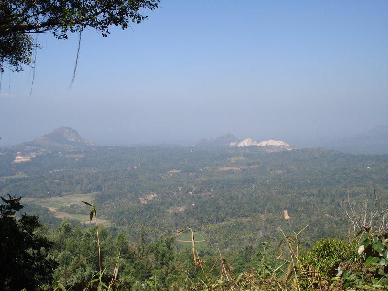 View of Wayanad from the caves