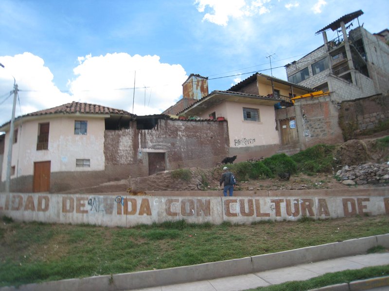 houses in Cusco- and this was nice!