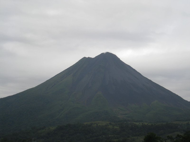 Volcano in morning