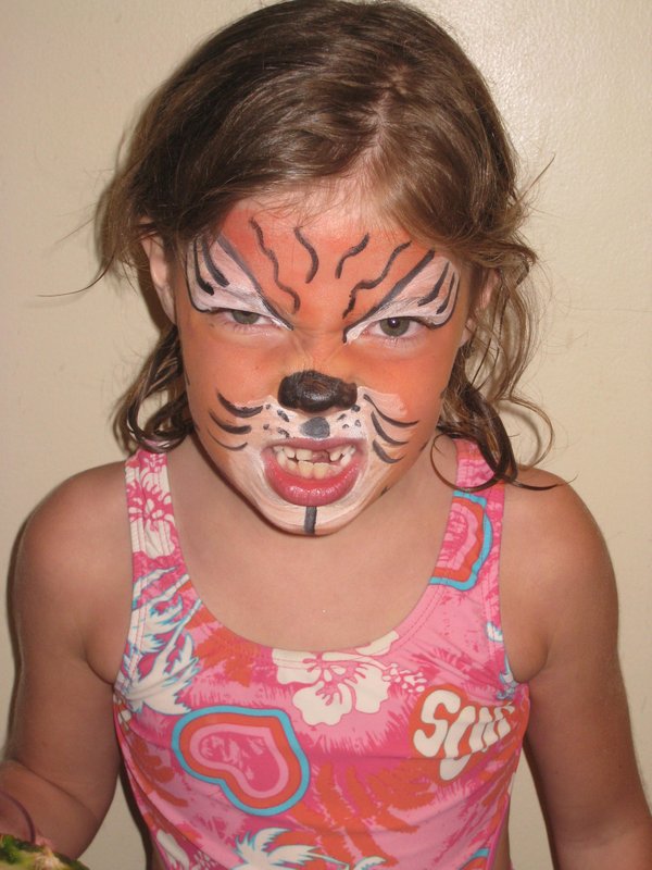 Sarah's Tiger face