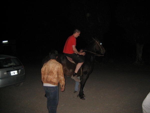 Ciccio on the horse