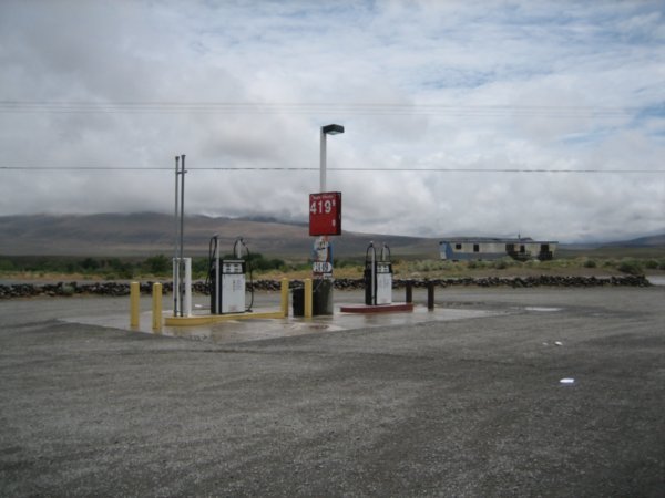 Gas station at Pyramid lake