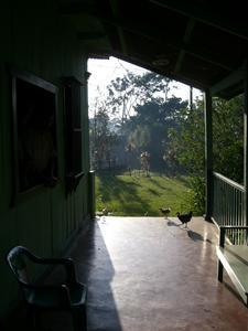 Porch view at Jaime´s crib
