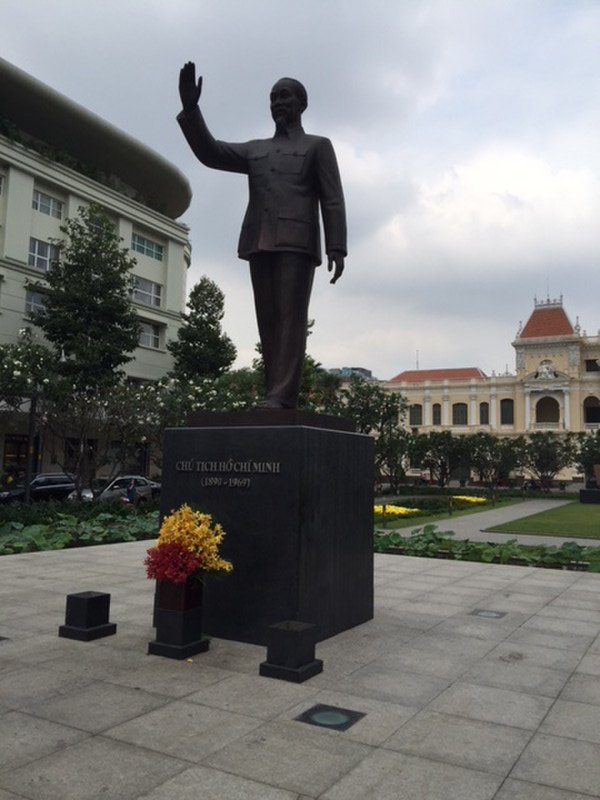 Ho Chi Minh statue...