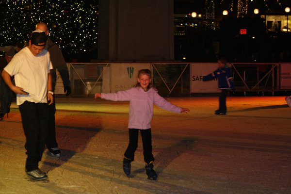 Ice skating Union Square