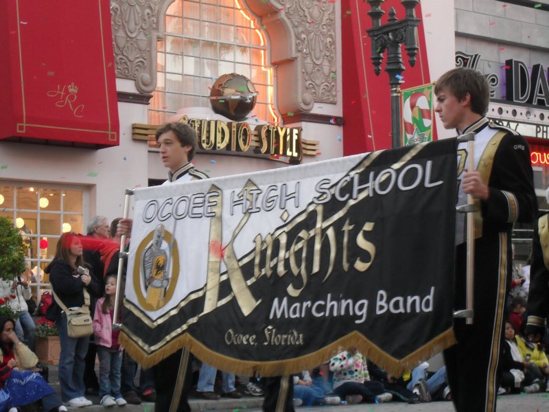 The second local High School band..