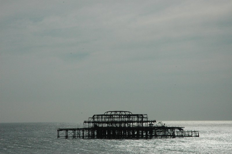 Brighton Pier- After the fire