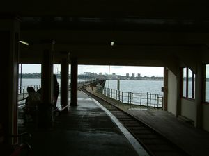 Train to end of pier