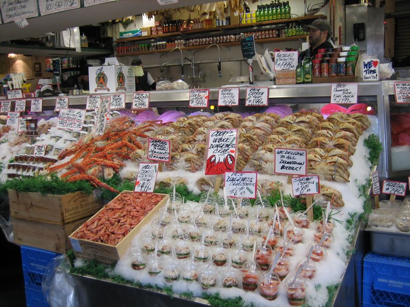 Fresh fish market