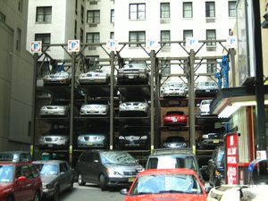 New York Stacked Parking