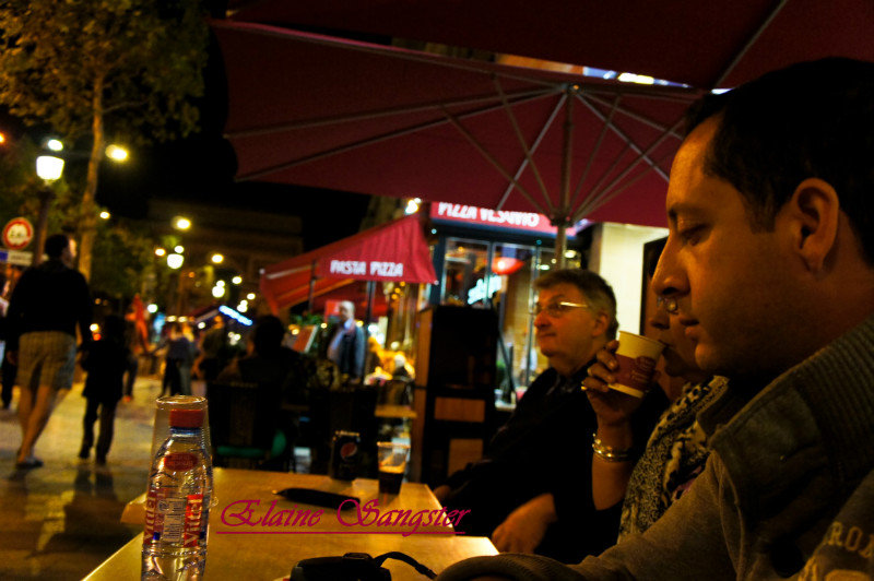 Paris sidewalk Cafe