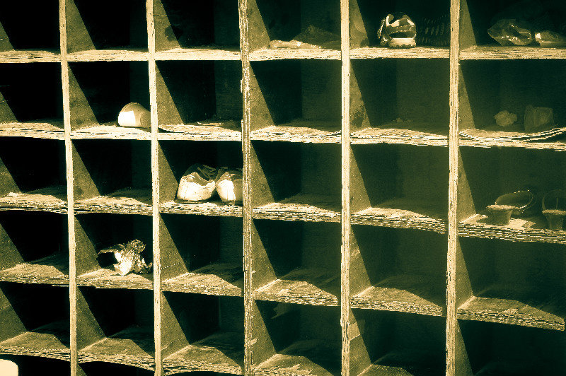 Shoe Pigeon Hole Storage