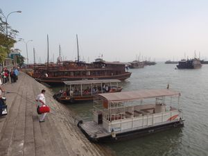 Ferry boat transfer to Junk