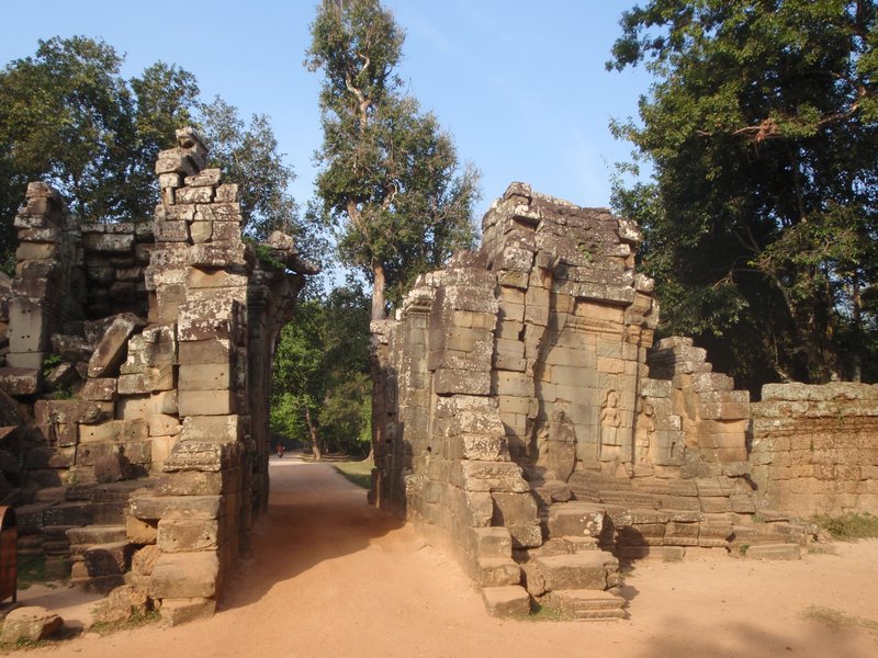The entrance to Ta Prohm