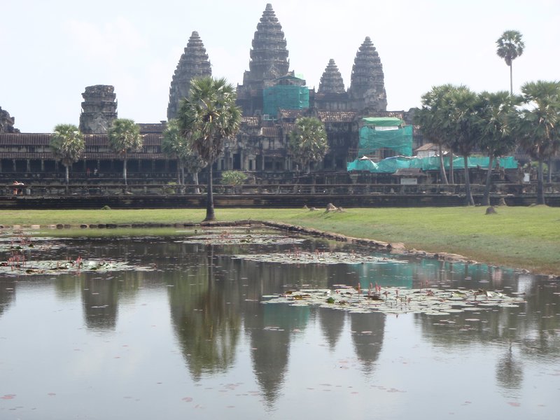 Angkor Wat in reflection