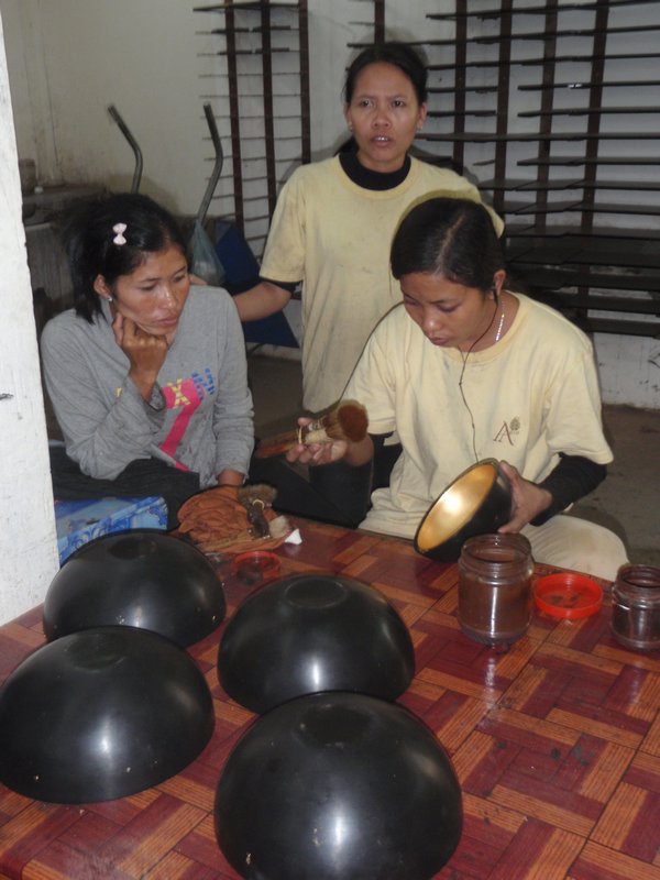 Artisans at Angkor Arts and Crafts School