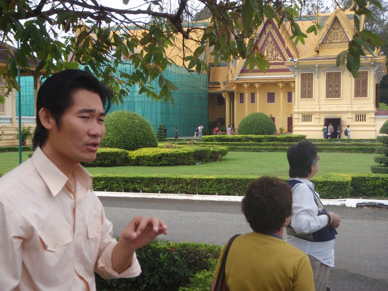 Veng, our guide in Phnom Penh