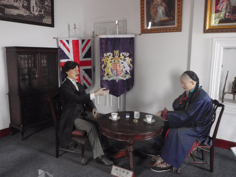 Depiction inside the British Consulate