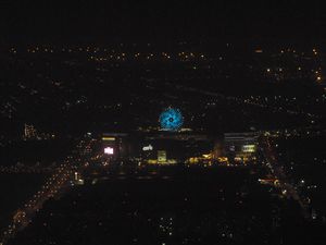 Looking out at the dream Mall ferris wheel from 85 Splendor
