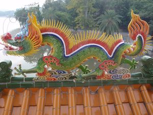 On top the Dragon Pagoda