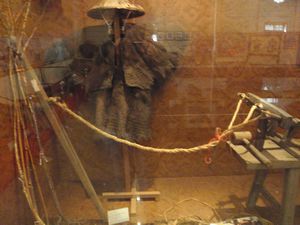 A rope making machine that took three men to operate