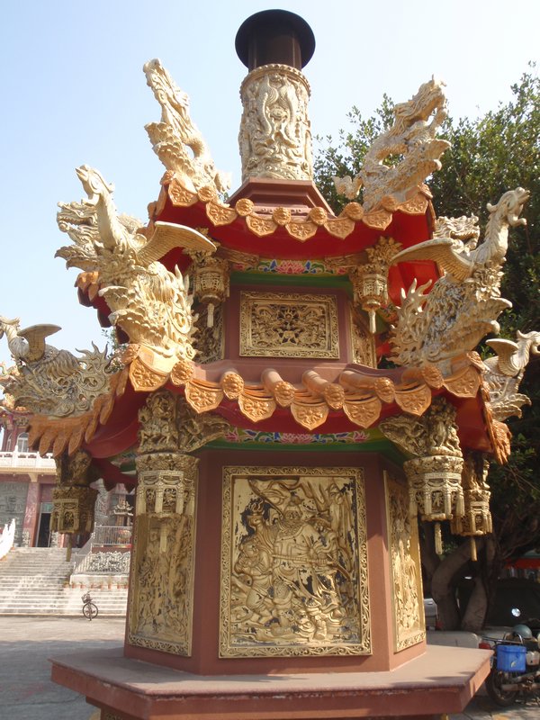 Smaller shrine outside temple