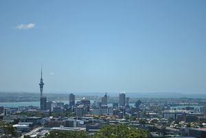Auckland, vue depuis le Mt-Eden