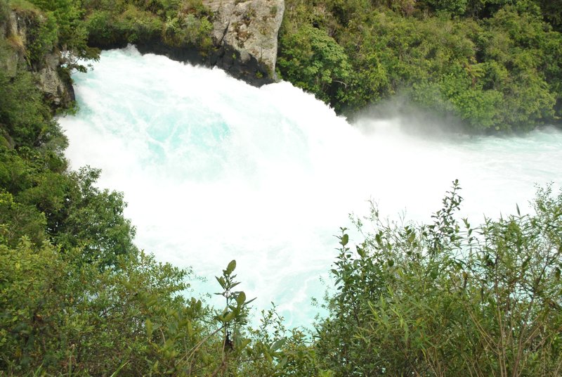 Les fameuses Huka Falls !