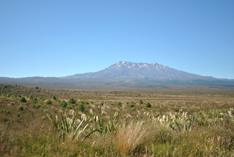 Mont Ruapehu et ses 2797m, le doyen de l'île nord