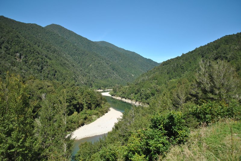 Buller River, serpentant entre les parcs nationaux