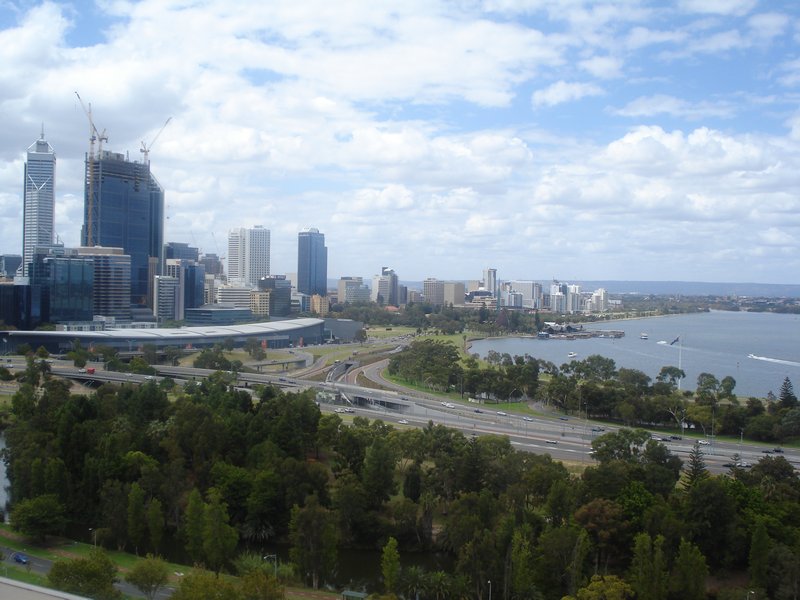 Vue de la ville depuis Kings Park