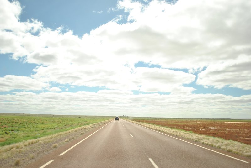 La route dans l'outback, c'est beau