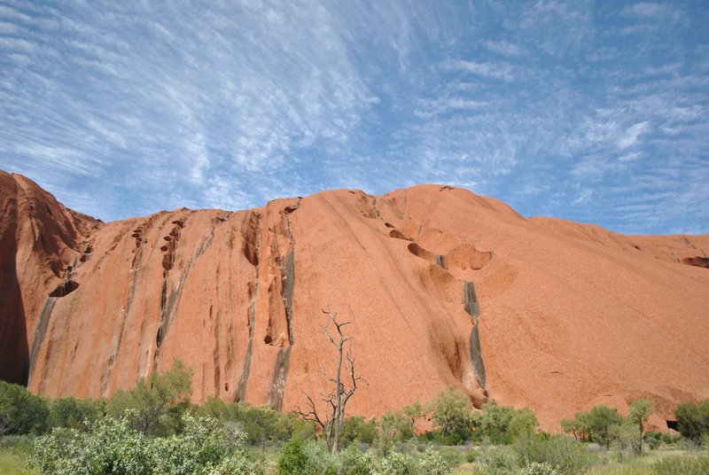 Uluru et ses cascades naturelles