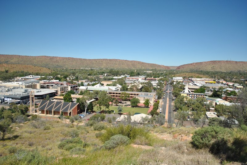 Vue d'Alice Springs depuis Anzac Hill