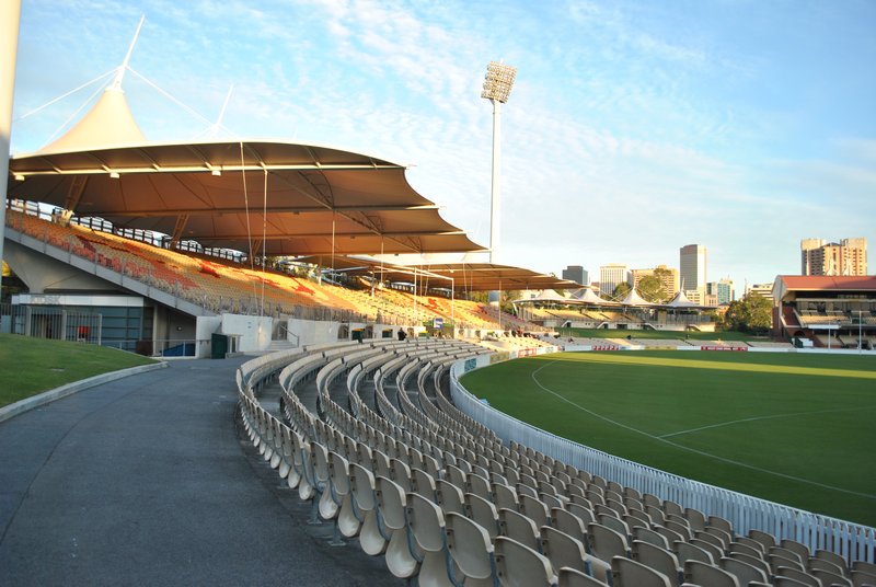 Adelaide Oval, au coeur du stade