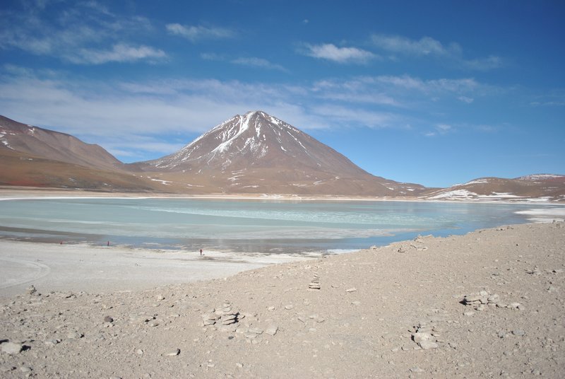 Laguna Verde avec le Licancabur en arrière-plan, 5916 mètres