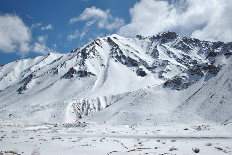 Au plus proche de l'Aconcagua, ici un de ses sommets