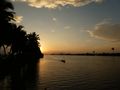 Sunset from the Houseboat Kerala Backwaters (5)