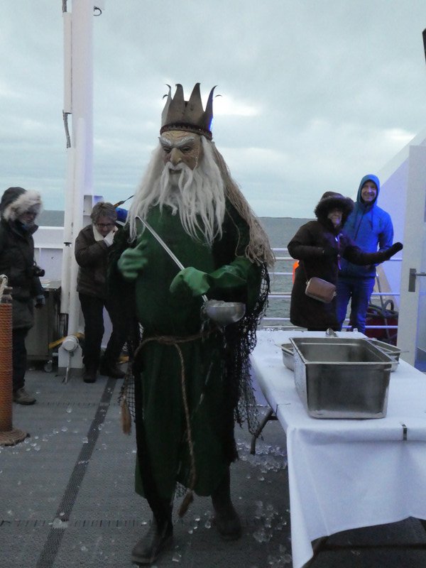 King Neptune baptising all crossing the Arctic Circle (7)