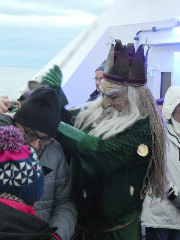 King Neptune baptising all crossing the Arctic Circle (19)