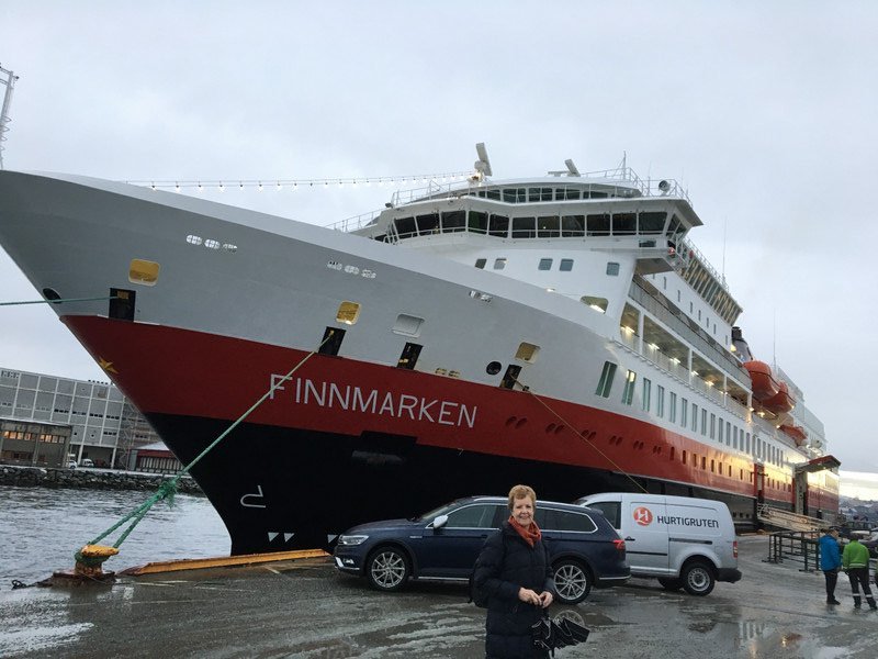 MS Finmarken at Trondheim