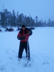 Tom Snowmobile Fishing trip Rovaniemi (5)