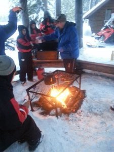 Tom Snowmobile Fishing trip Rovaniemi (14)