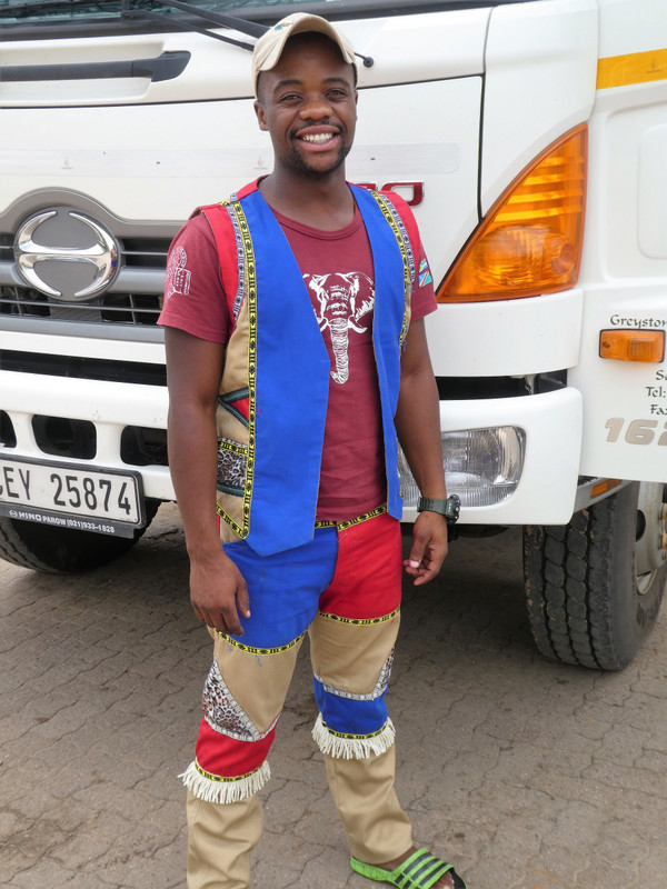 Shorty in his Zulu traditional dress (2)