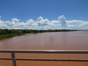Road between Antsirabe and Morondava - muddy rivers