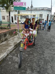 Our cyclo ride to Ballet and city tour as streets are very narrow in Camaguey (5)